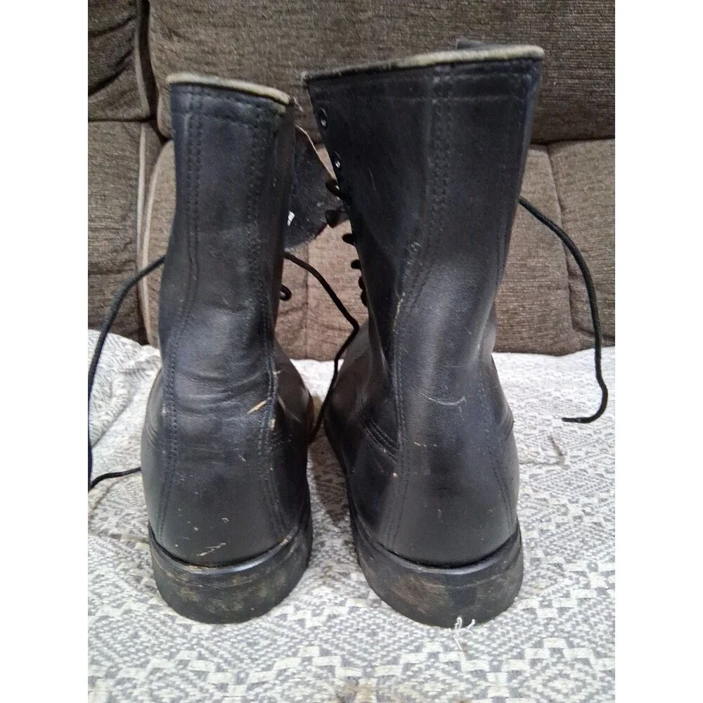 Nos Biltrite 1991 Ansi Army Black Military Steel Toe Cap Boots Motorcycle